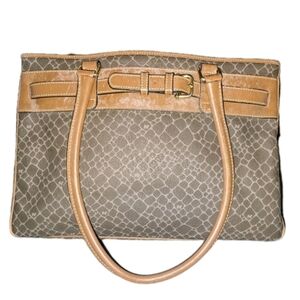Classic Nina Ricci Tan and Brown Women's Bag